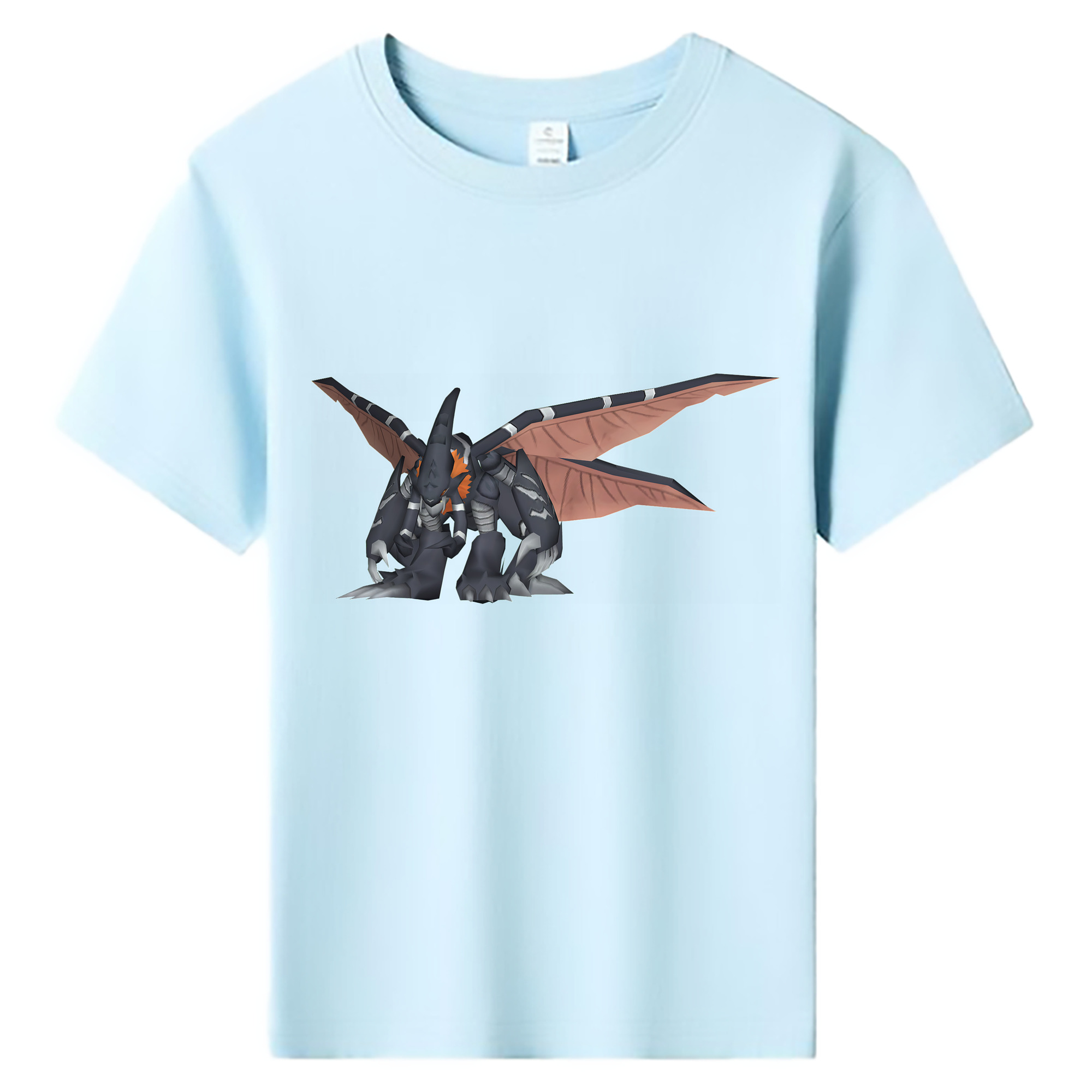 （画像用） Digimon デジタルモンスター/デジモン 綿100％キッズTシャツ（フロントプリント）